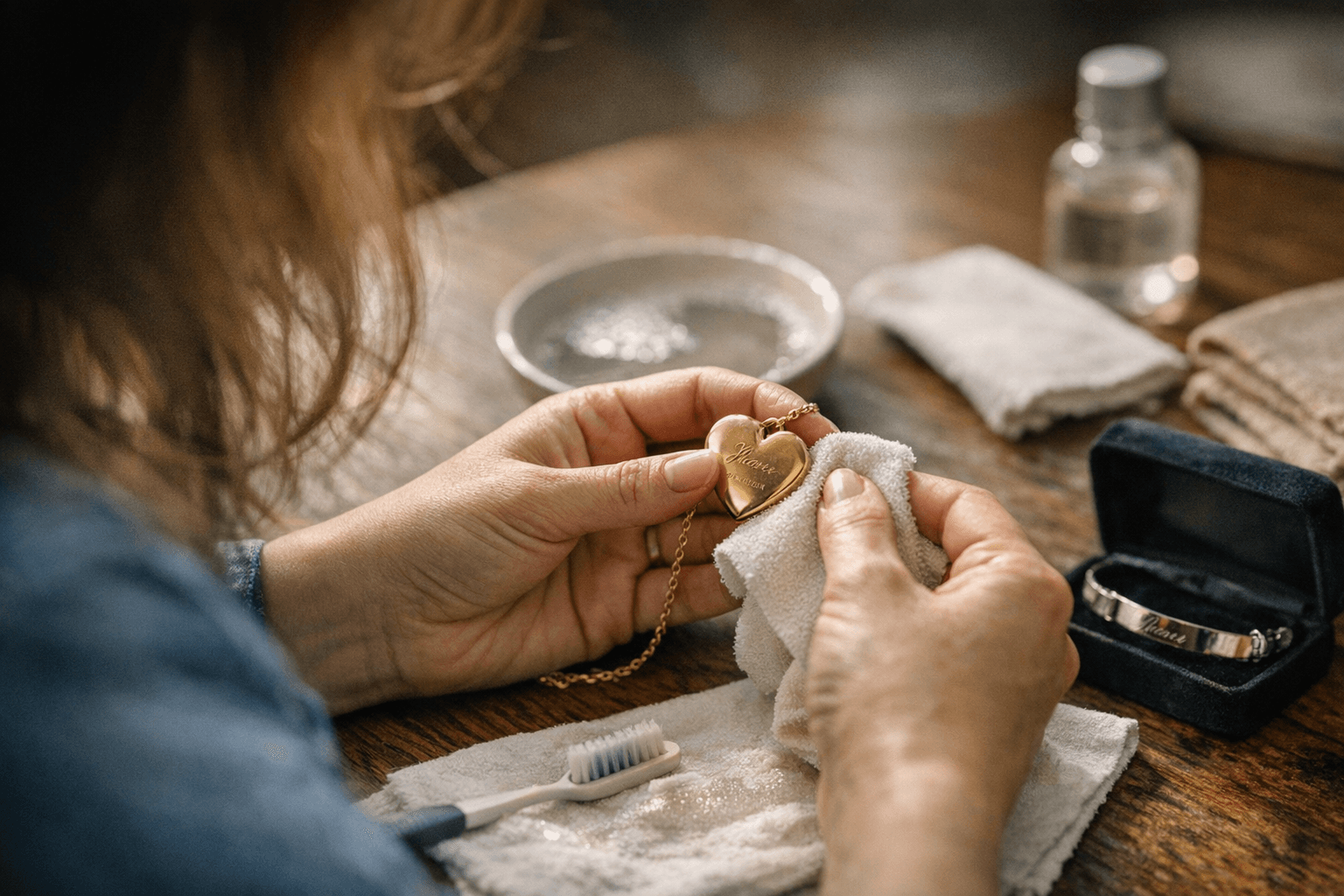 How to Clean and Protect Engraved, Personalized Jewelry at Home