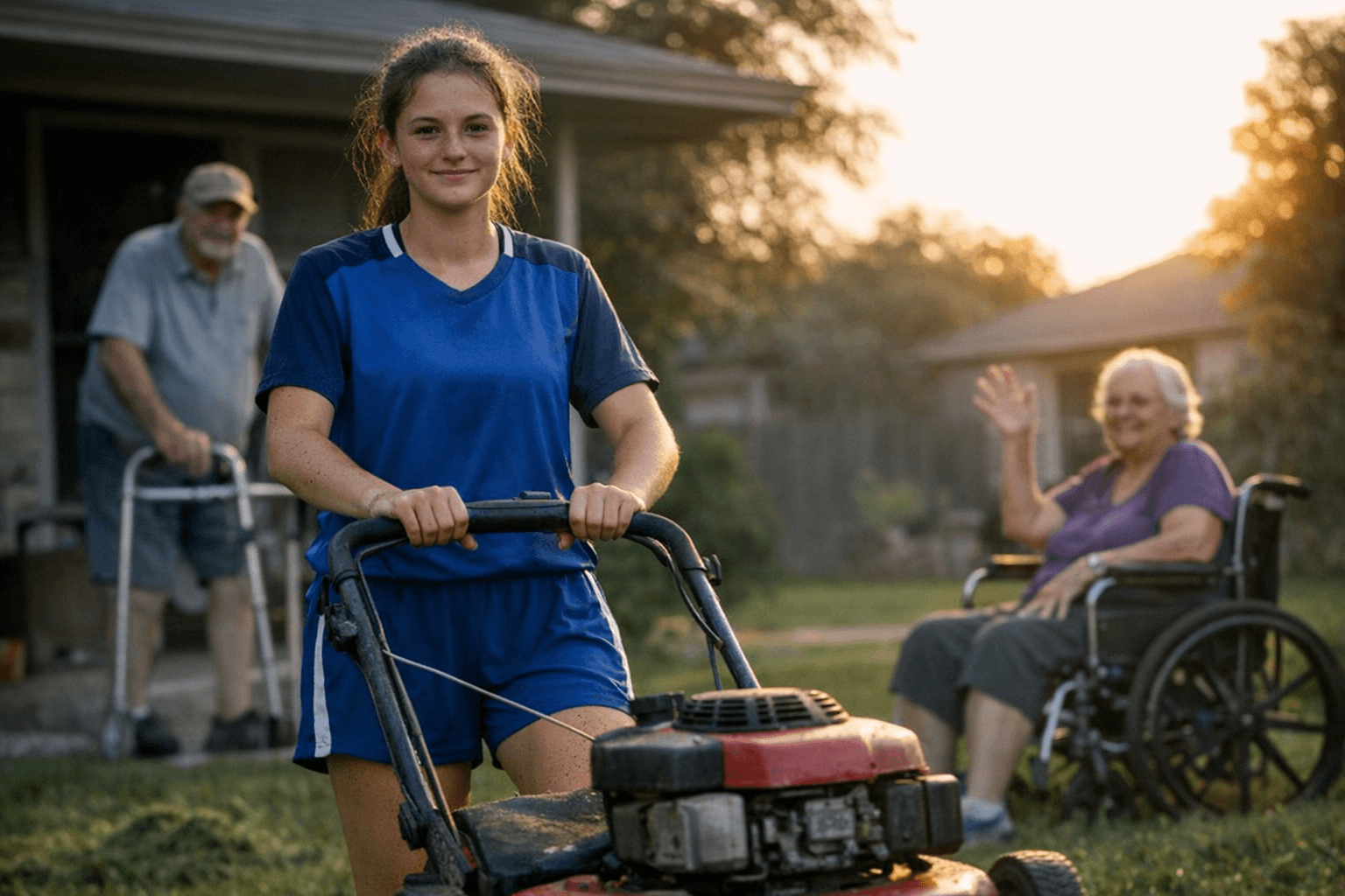 Copperas Cove Teen Earns Mower of the Month Honor After 42 Free Lawns
