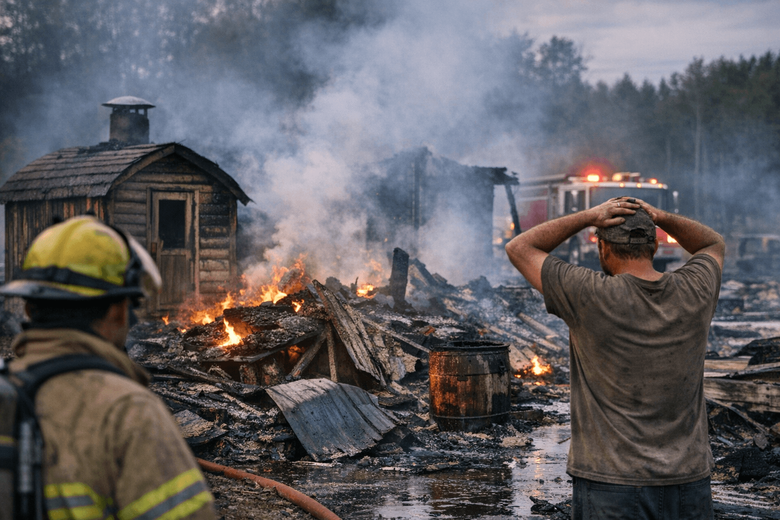 Sauna Fire Heavily Damages Longstanding Business North of Perham