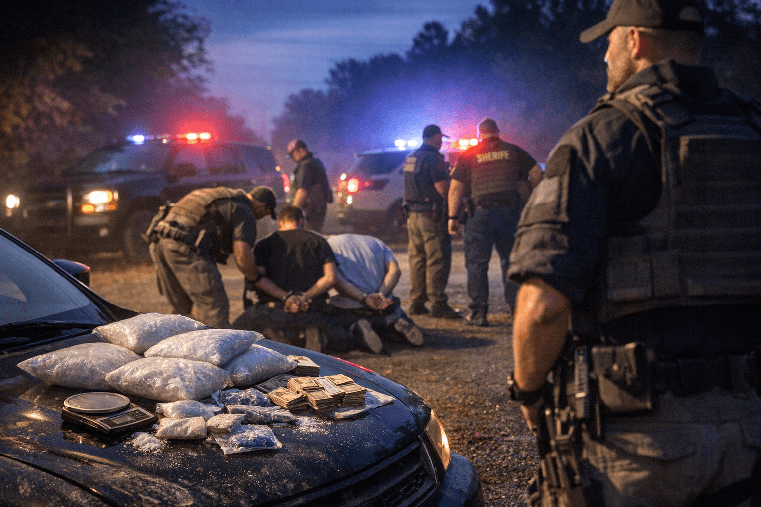 Morgan County Drug Interdiction Operation Results in Multiple Arrests, Seizures
