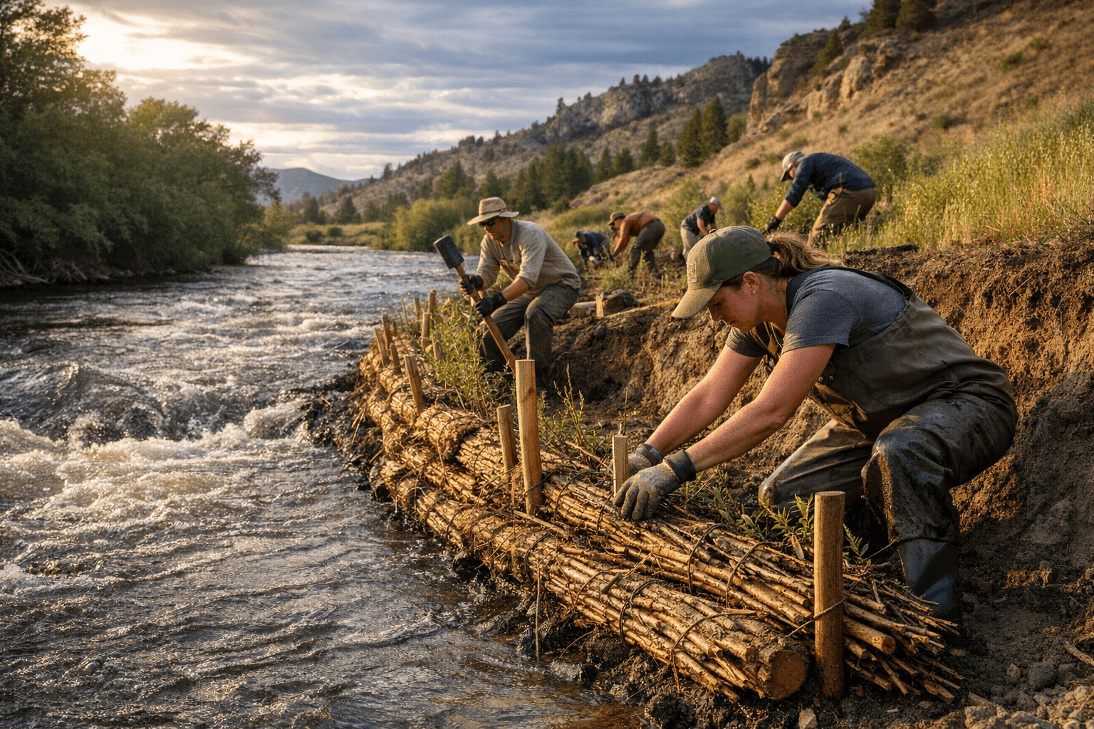 Helena Volunteers Restore Eroded Riverbanks With Native Plantings, Bioengineering