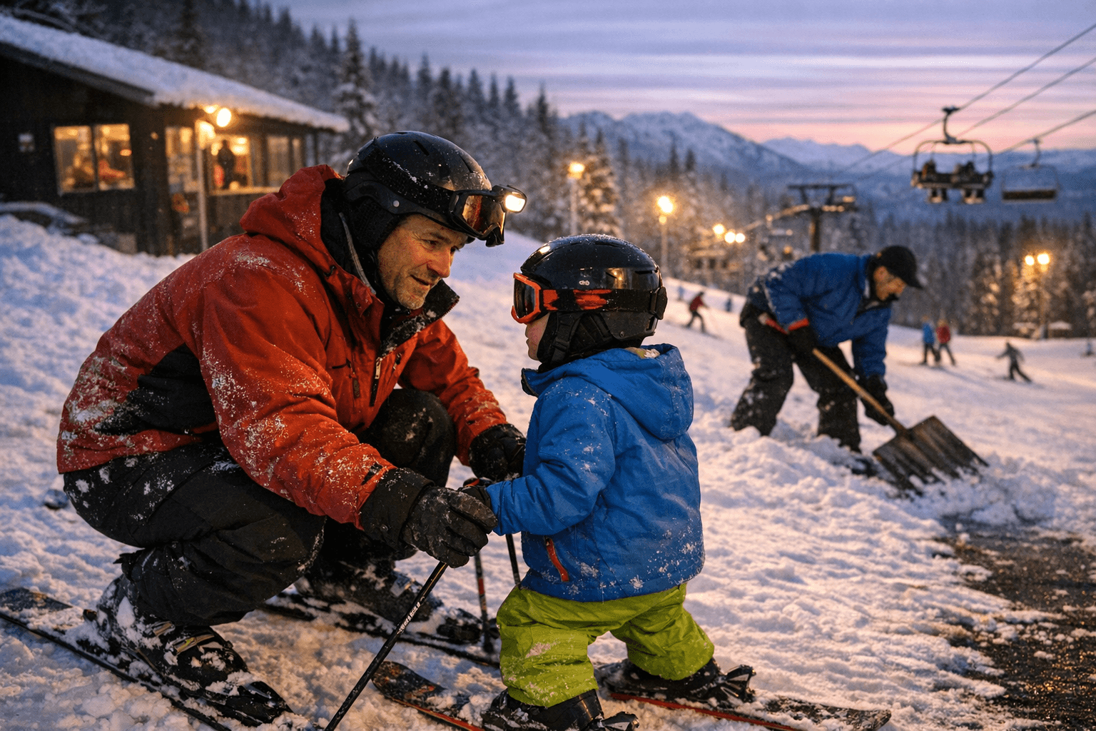 Volunteers Keep Anchorage Ski Areas Running Through Cooking, Shoveling, Teaching