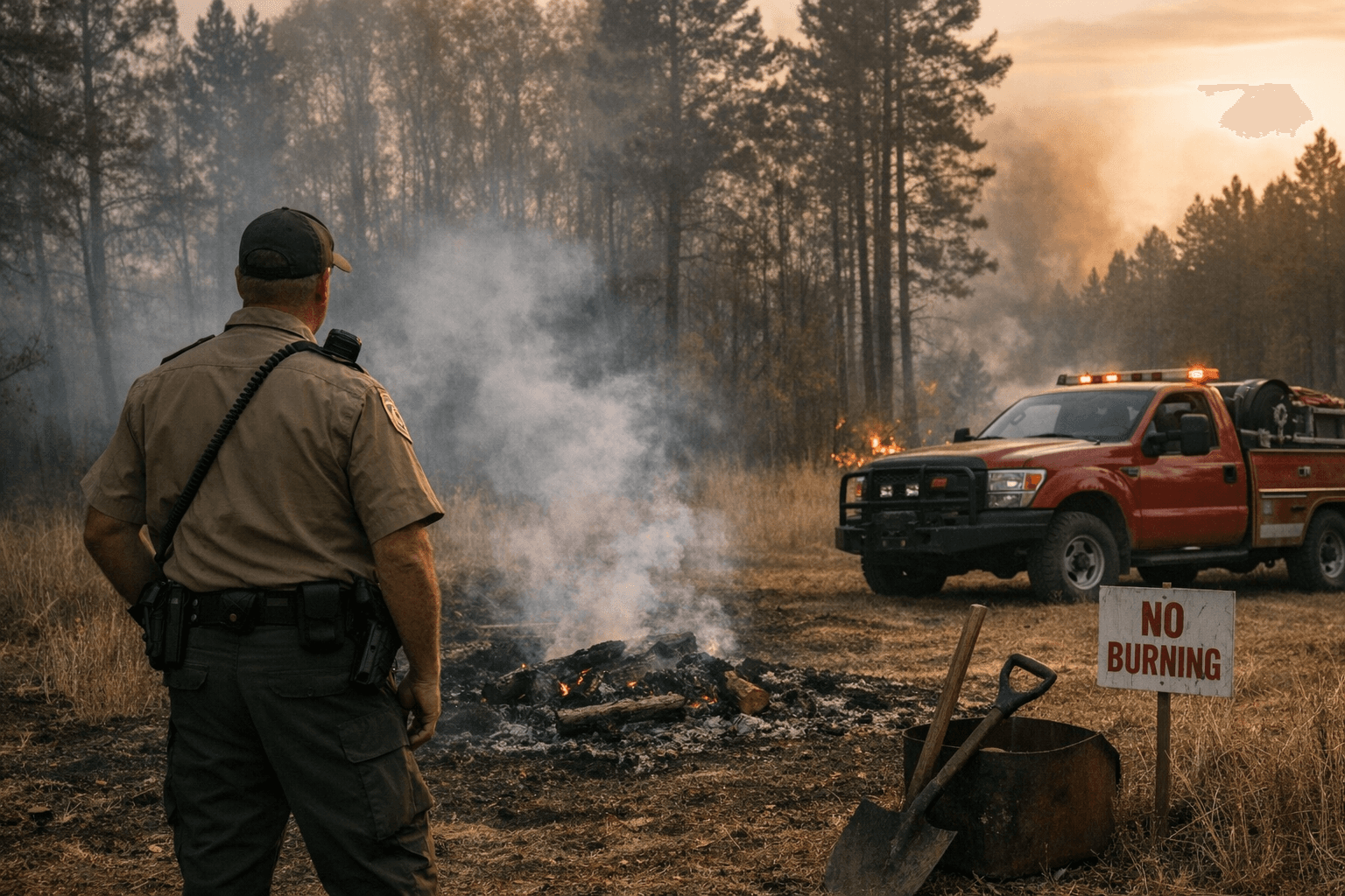 DNR Bans Open Burning in South Beltrami County Amid High Wildfire Risk