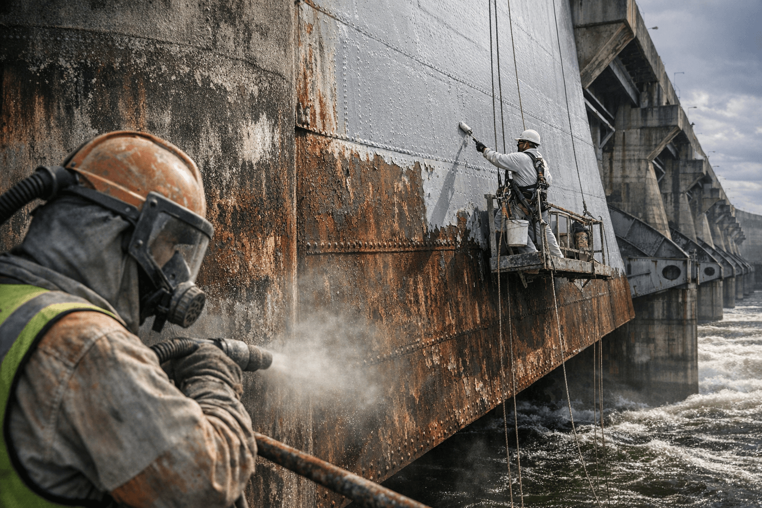 Federal Contract Seeks Small Business to Repaint Amistad Dam's Tainter Gates