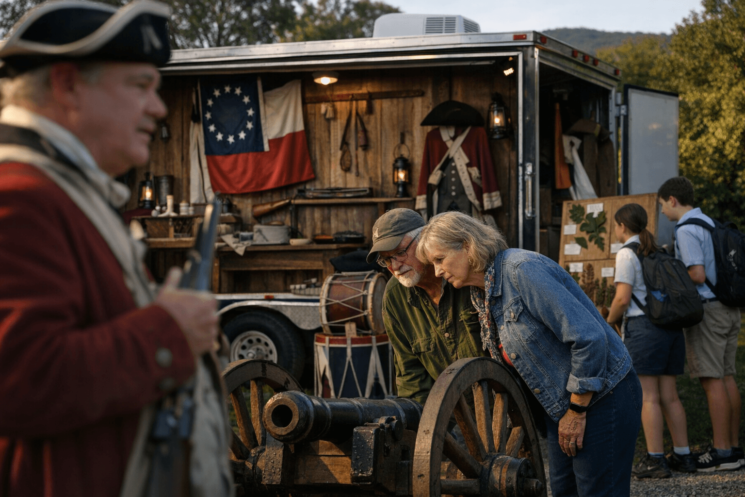 Goochland Historical Society Previews Revolutionary War 250th Anniversary Programs, Mobile Museum