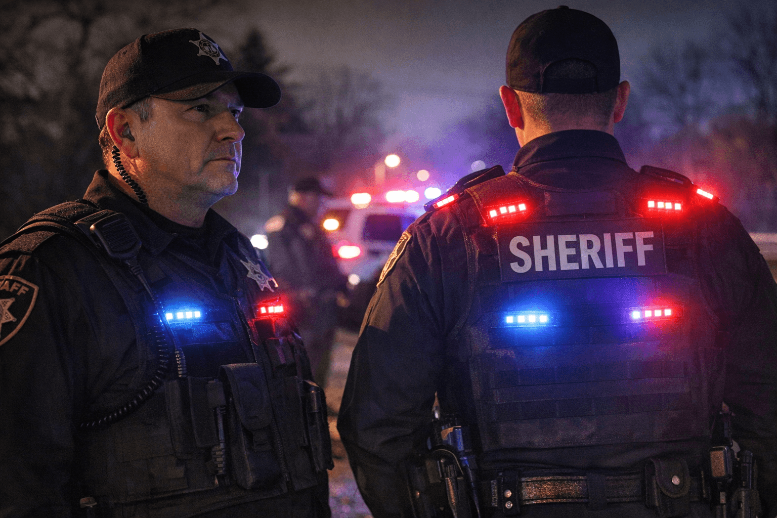 Suffolk County Sheriff Deputies Test New Uniforms Featuring Public Light Display