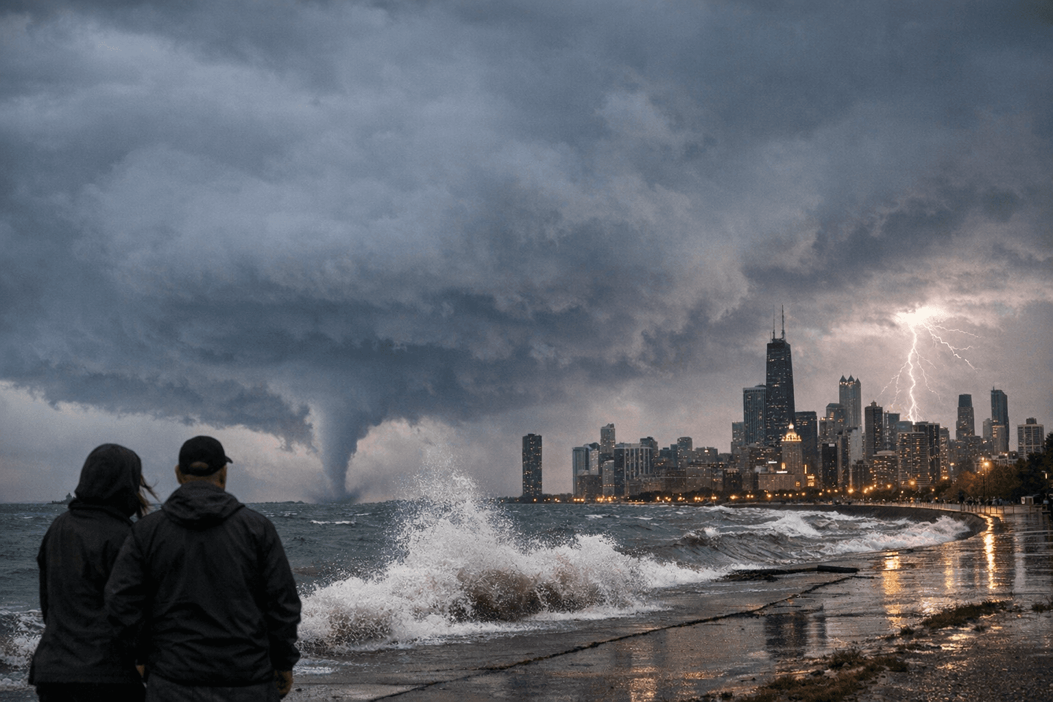 Severe Storm System Threatens Chicago Area With Tornadoes, Damaging Winds Thursday
