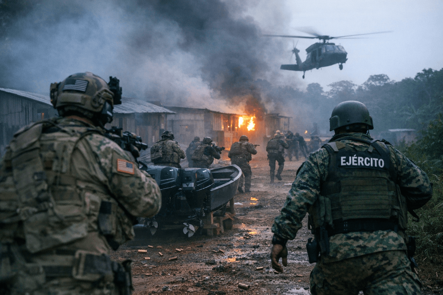 U.S. Commandos Join Ecuador in First Land Operation Targeting Drug Cartel