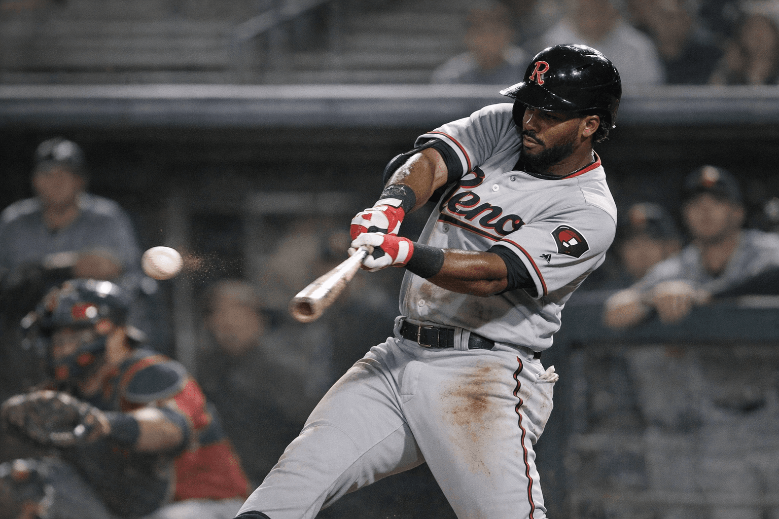 Groover Shines in Triple-A Debut, Goes 4-for-5 With 2 RBIs for Reno