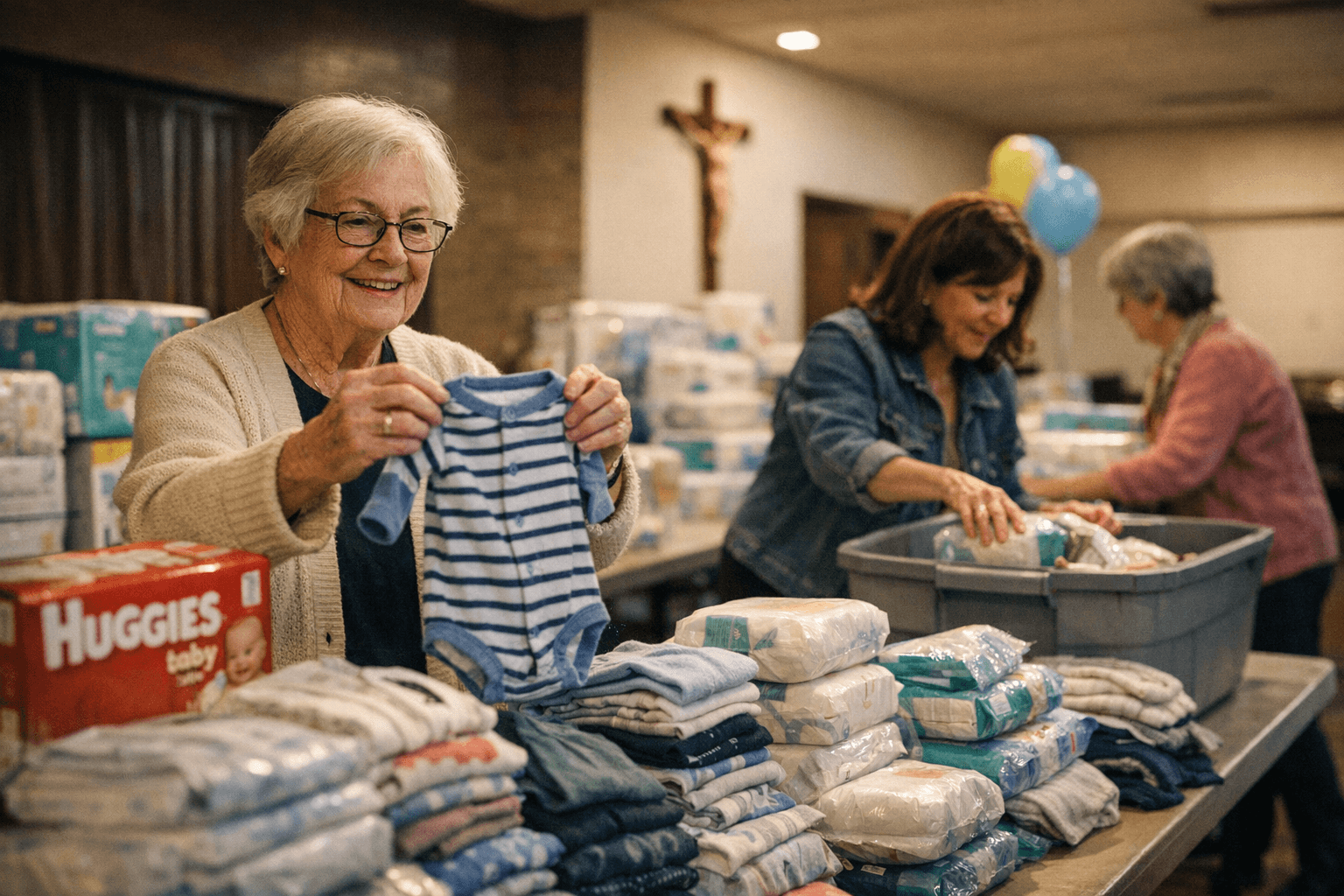 Ladies of St. Anne Host Baby Shower Drive to Support Families in Need