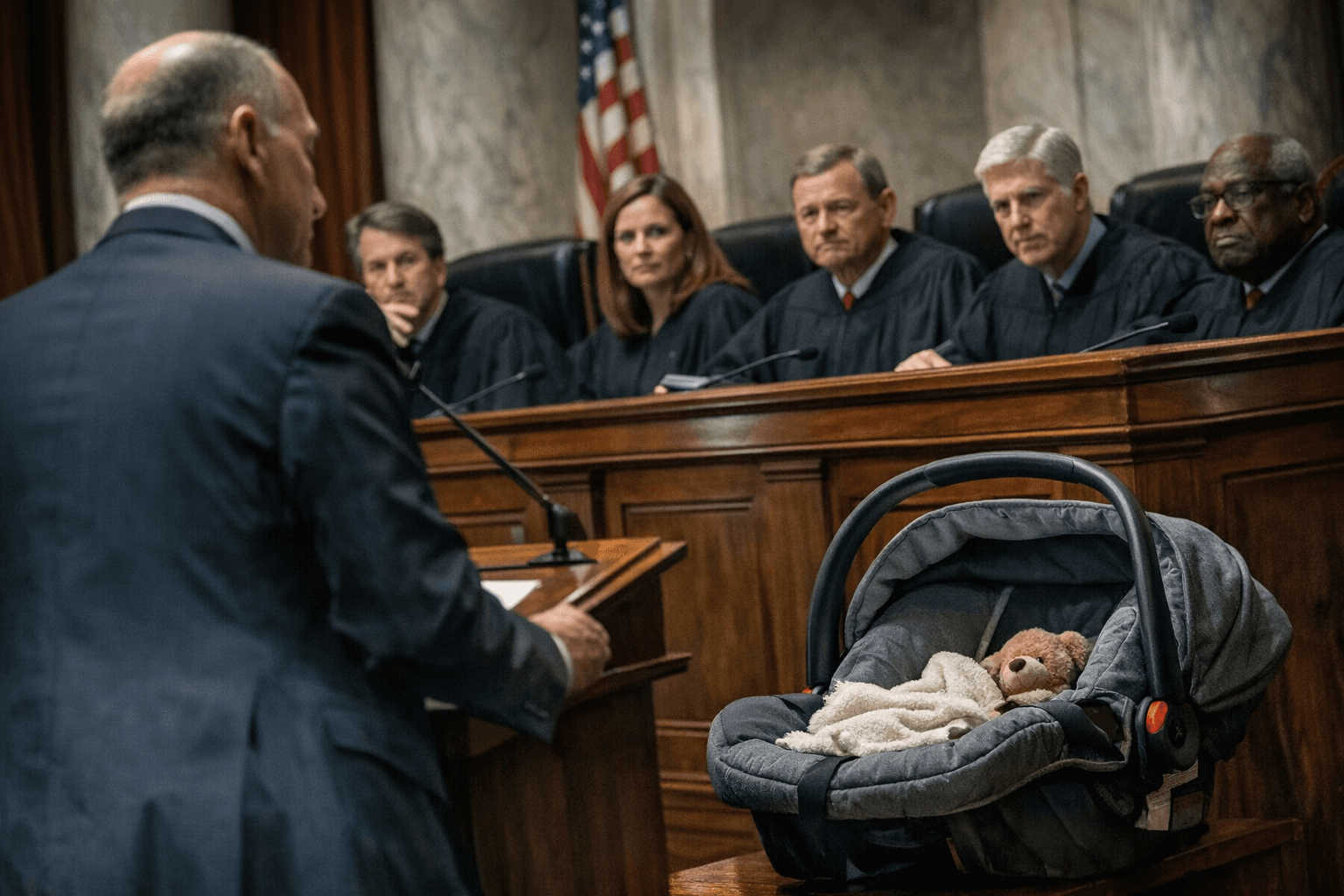 Supreme Court Justices Weigh Domiciles and Foundlings in Citizenship Case