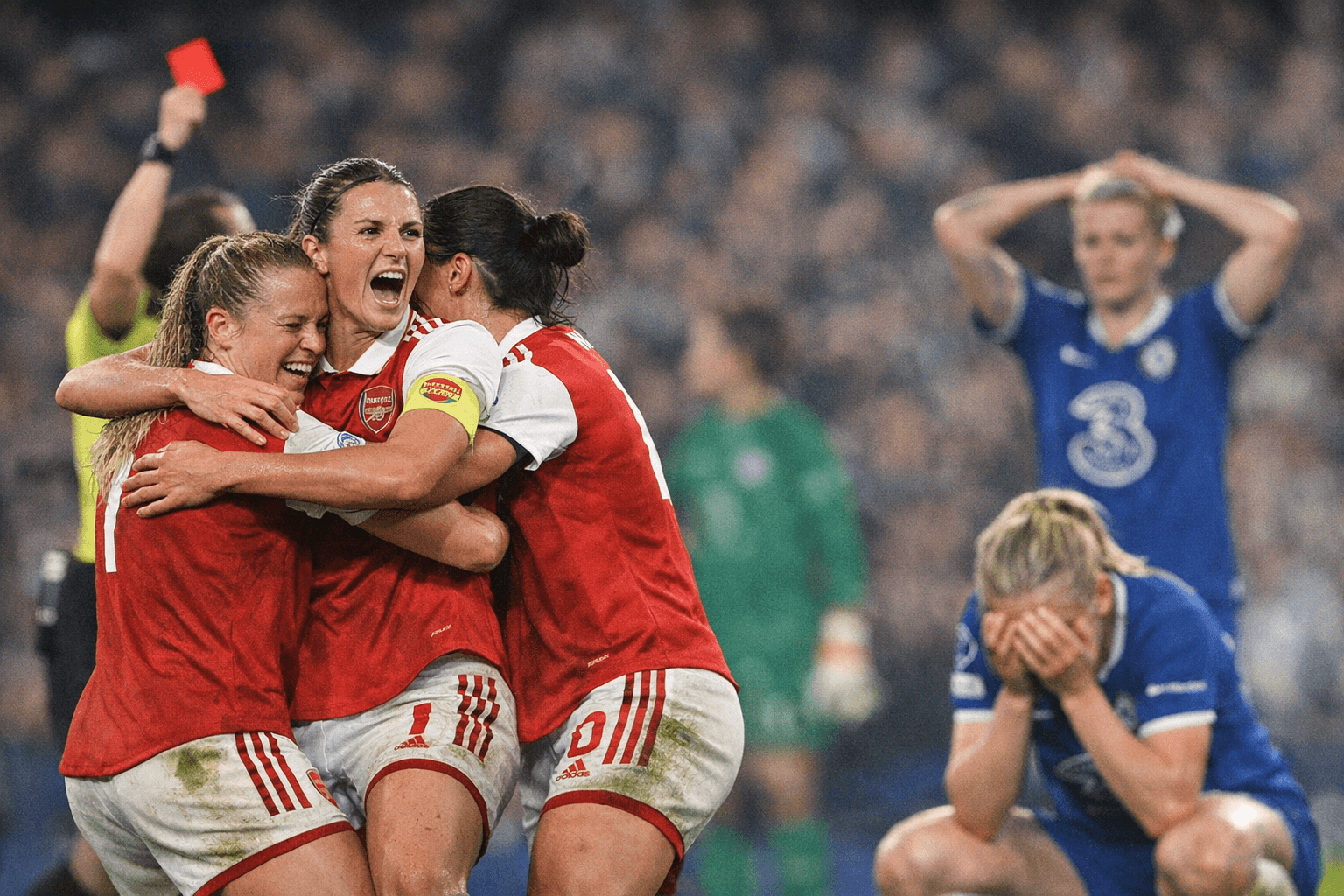 Arsenal Reach Women's Champions League Semis Despite Chelsea Defeat