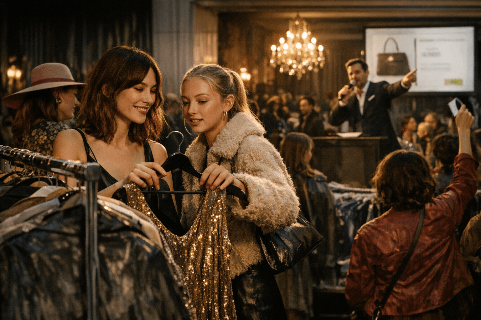 What Went Down At The Vogue Vintage Sale In London