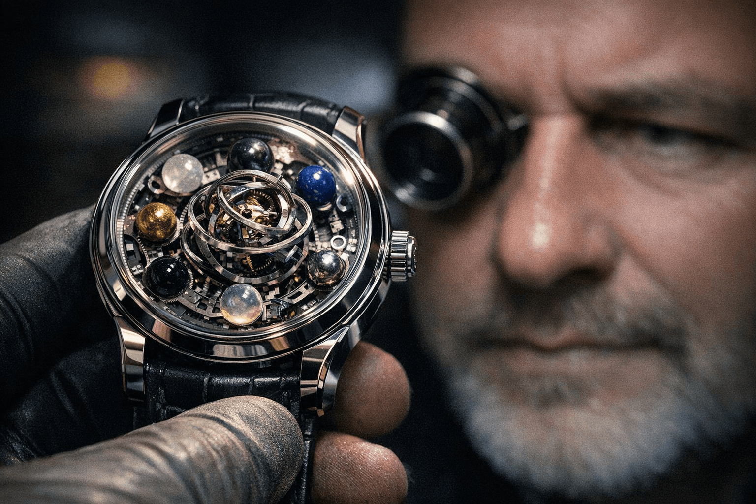Marco Lang's Seven Spheres Watch Features a Seven-Axis Tourbillon Masterpiece