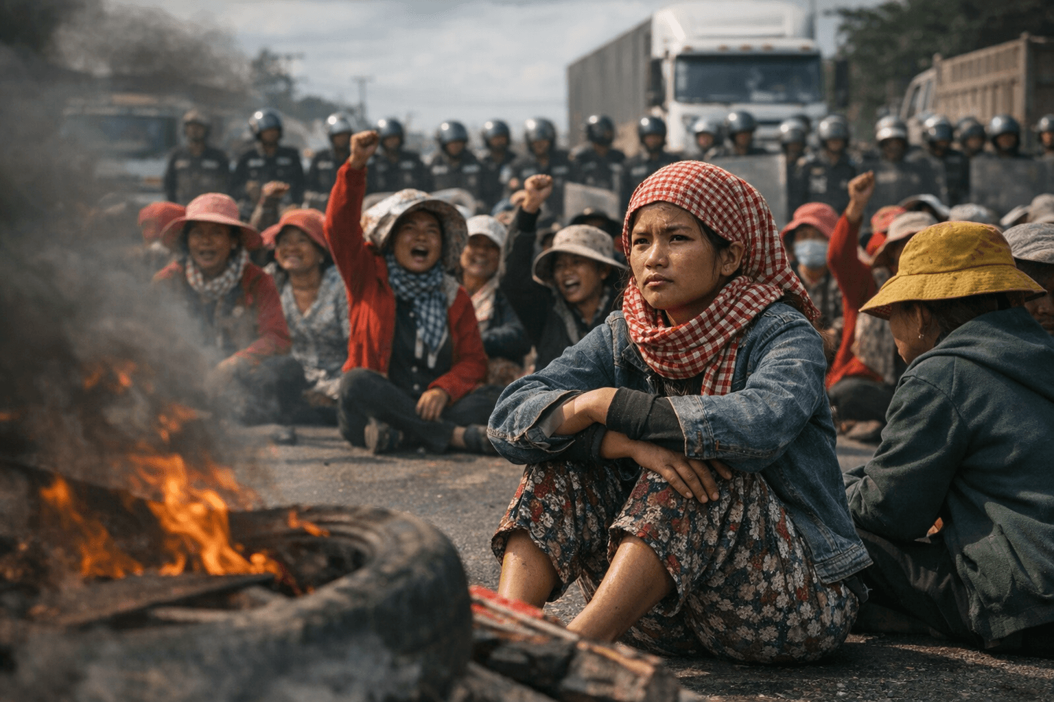 Cambodia Garment Workers Strike Over Allowances, Win $3 Monthly Pay Rise