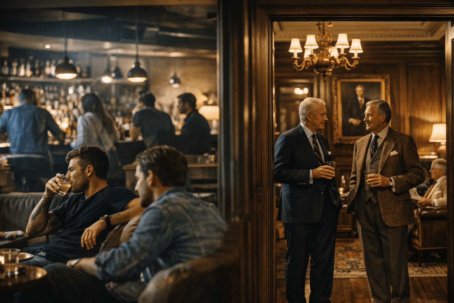 The Gentlemen’s Hour — Trendy new members’ clubs vs. Gilded-Age mainstays