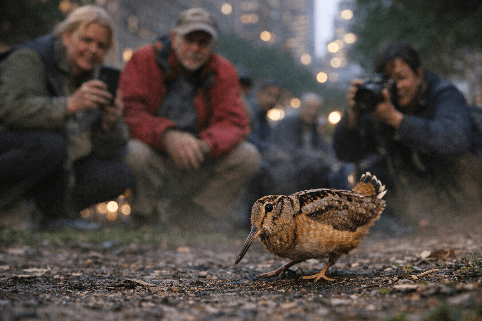 Timberdoodles Charm Parkgoers With Bopping, Shimmying Moves During Spring Migration