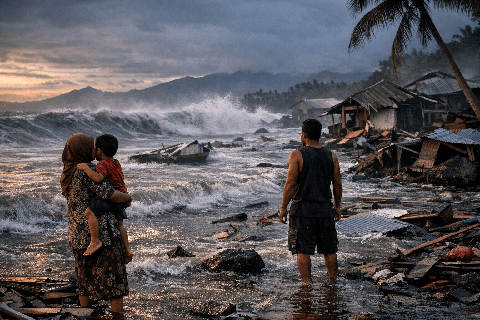 Magnitude 7.4 Earthquake Strikes Eastern Indonesia, Triggering Regional Tsunami Warnings