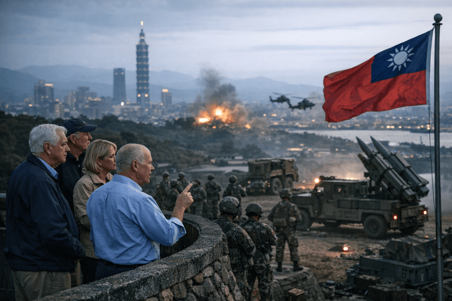 Bipartisan Senate Delegation Urges Taiwan to Pass $40 Billion Defense Budget