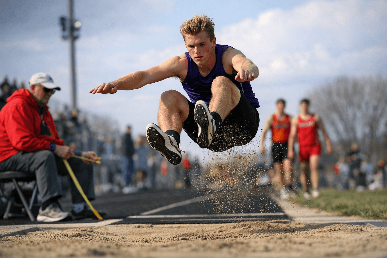 Ridge View's Heilman Wins Long Jump at Audubon Invitational