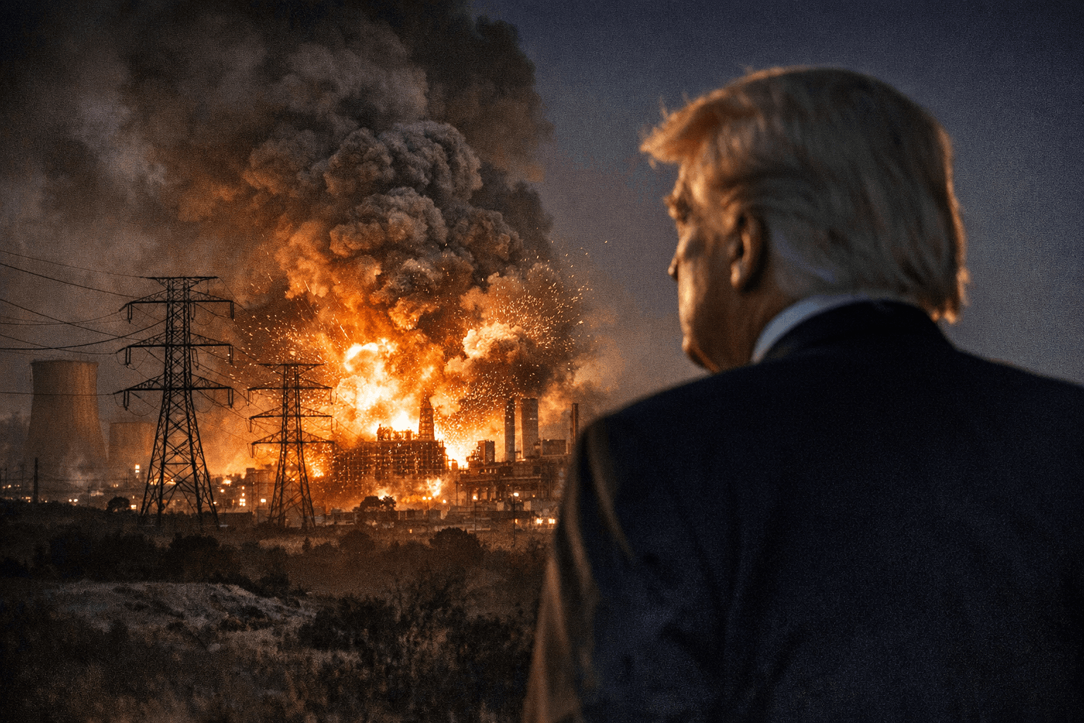 Trump Threatens to Destroy Iran's Power Grid, Warns of Stone Age Consequences