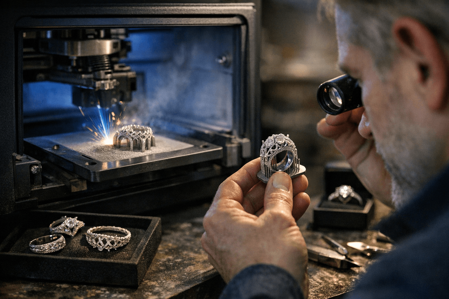 3D Printing Is Reshaping Platinum Jewelry, Unlocking New Personalization Frontiers