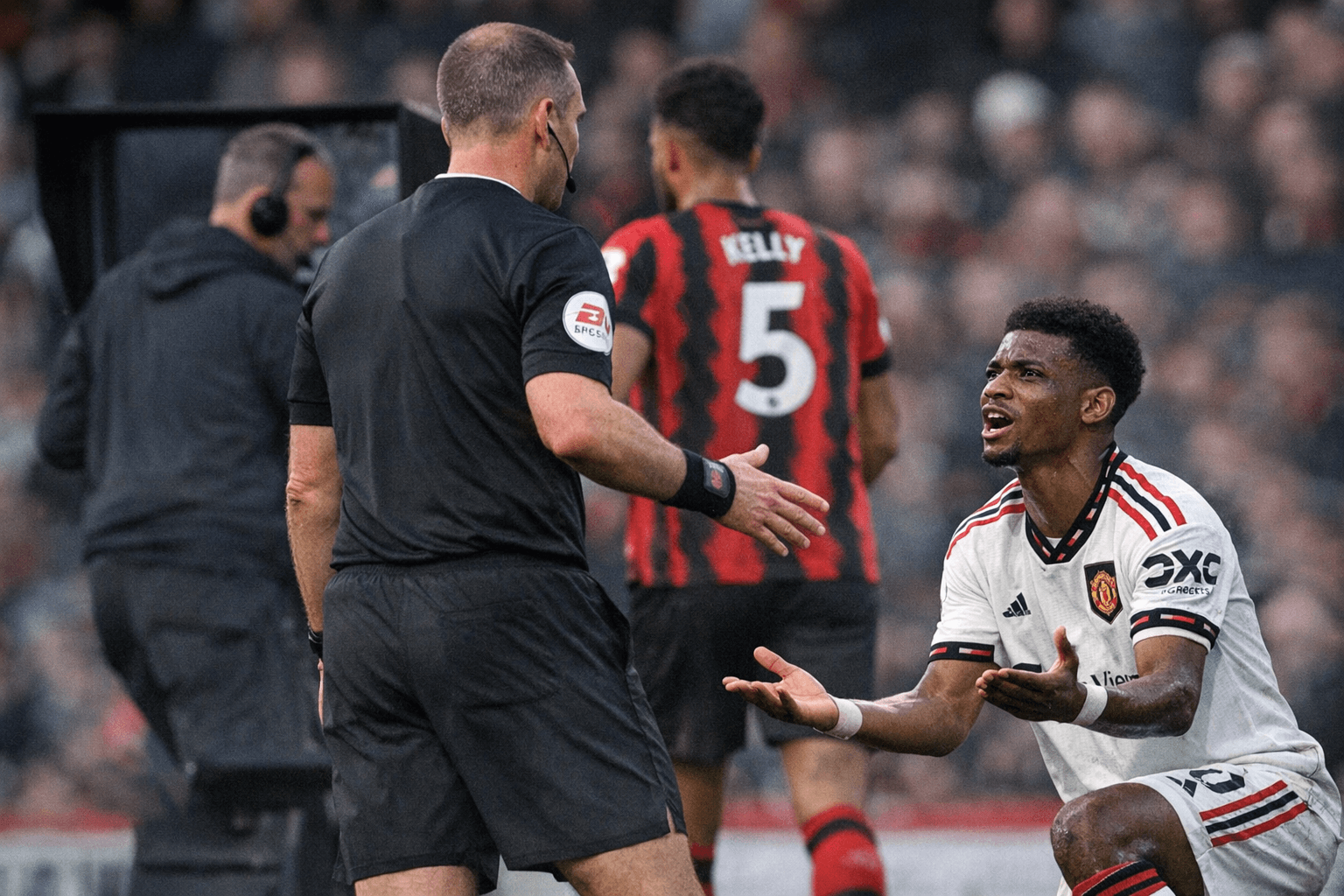 KMI Panel Backs Referee and VAR Decision to Deny Amad Diallo Penalty at Bournemouth