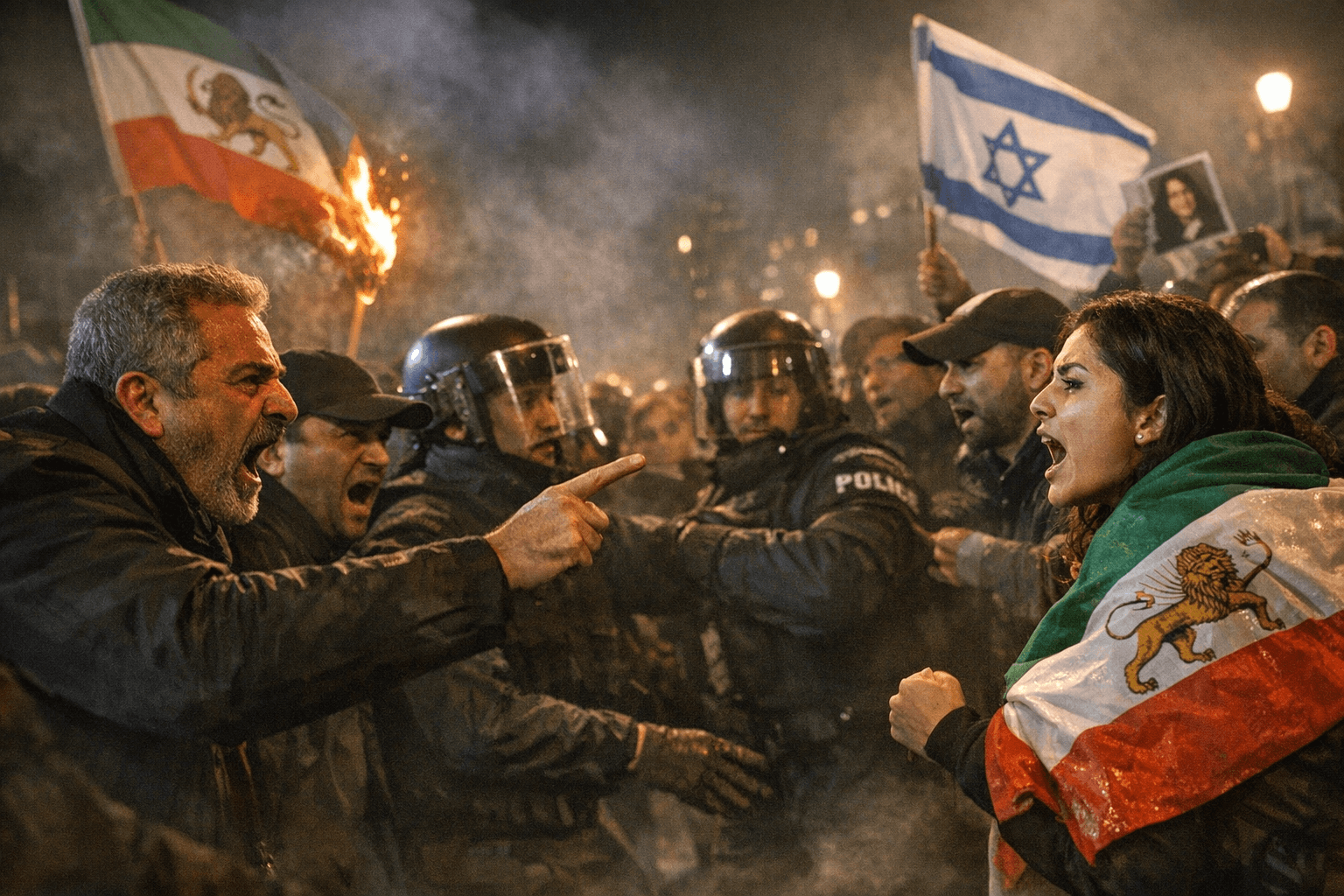 Iranian Diaspora Fractures Deepen Amid Protest, Repression, and War