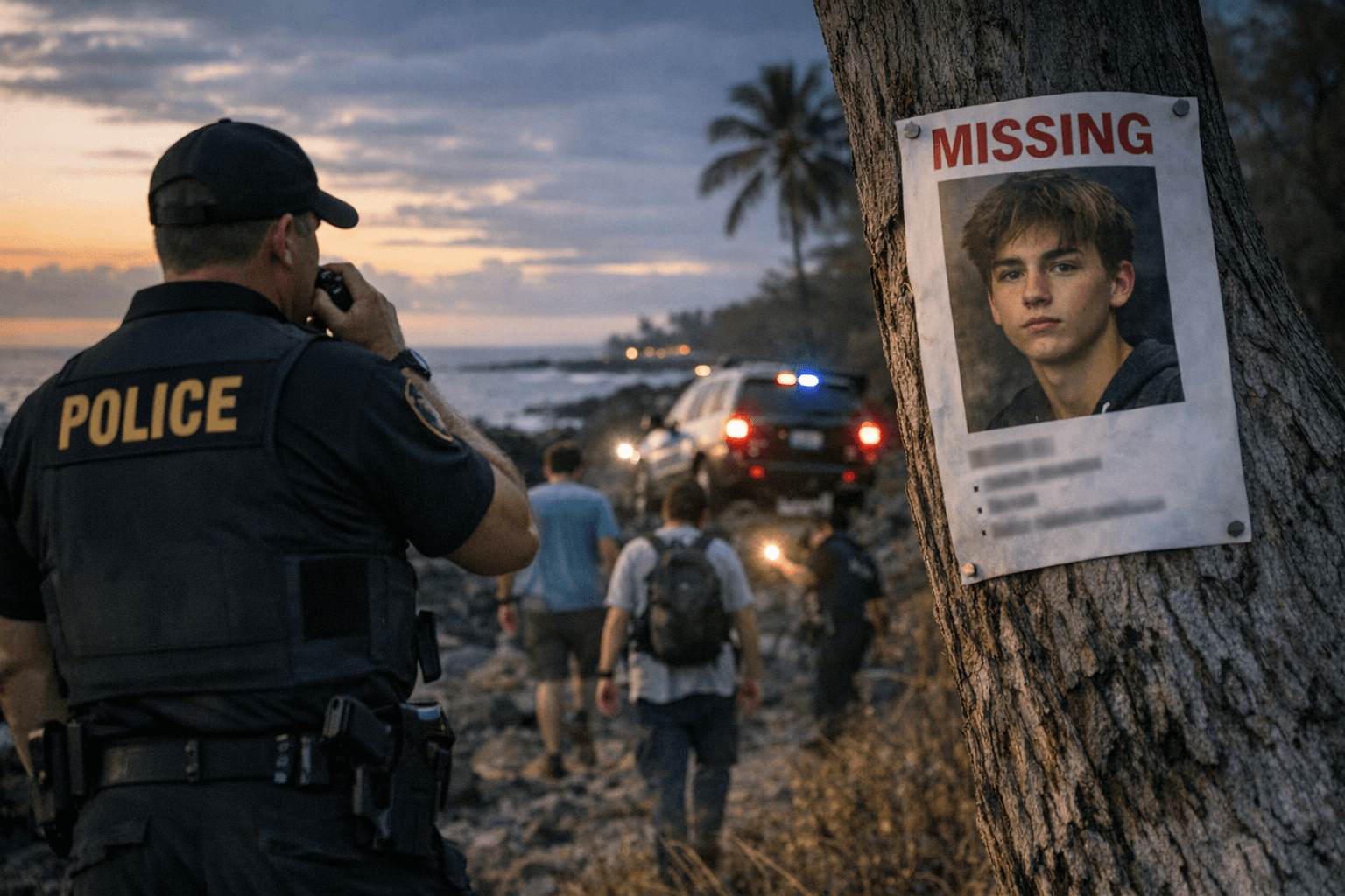 Police Seek Public Help Finding Missing Teen Aaden Kuchmek in Kailua-Kona