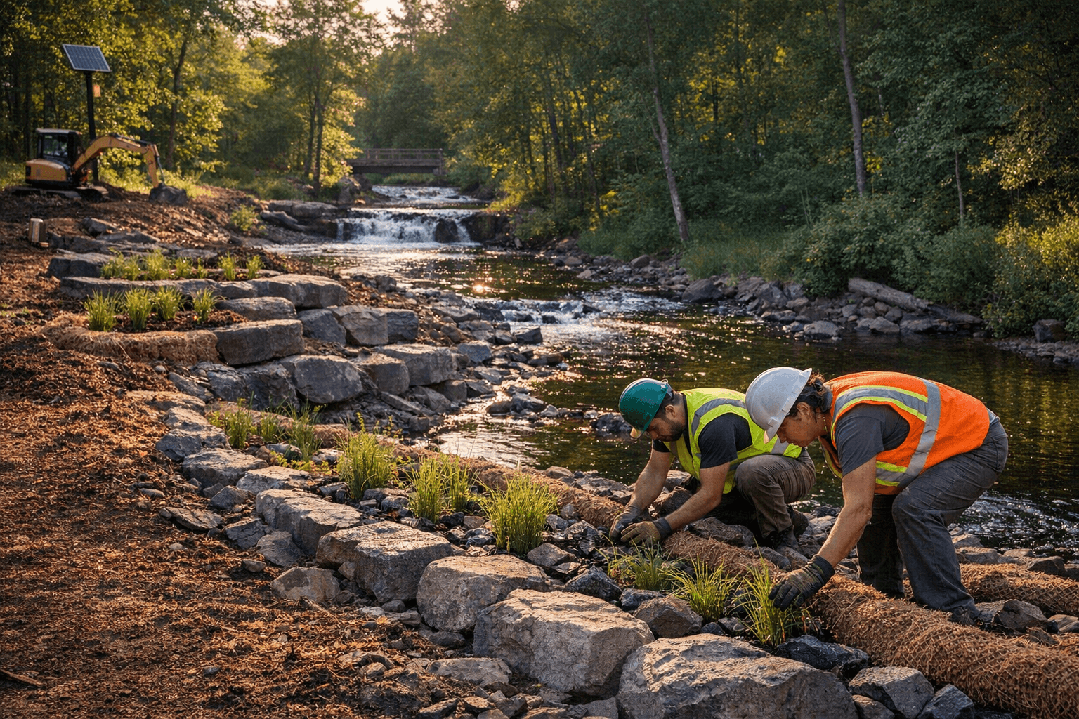 Federal Funds Back Green Infrastructure to Protect Tischer Creek, Lake Superior