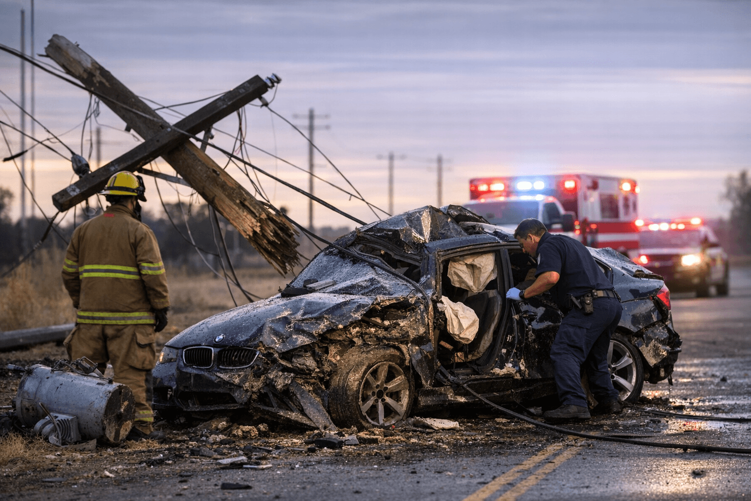 BMW Driver Seriously Hurt After 90 MPH Crash Near Sanger