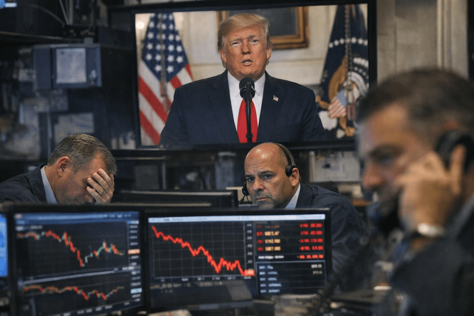 Trump's First Iran Address Fails to Calm Rattled Financial Markets