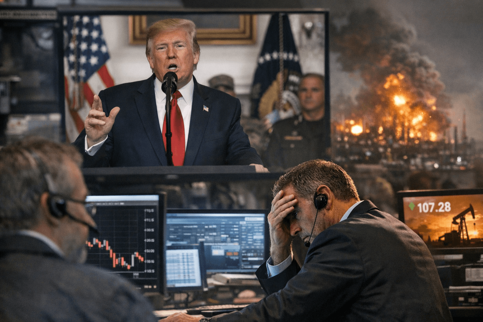 Trump's Iran War Speech Leaves Markets Rattled, Peace Timeline Unclear