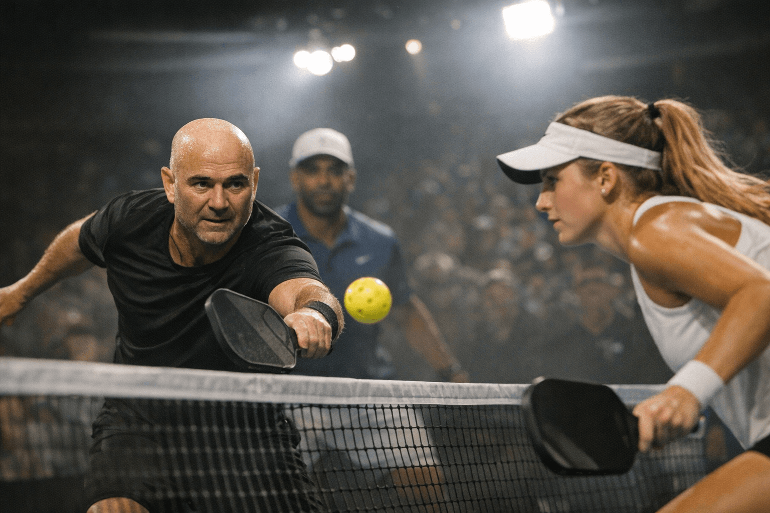 Pickleball Slam 4 Brings Agassi, Blake, Waters to ESPN for $1M Showdown