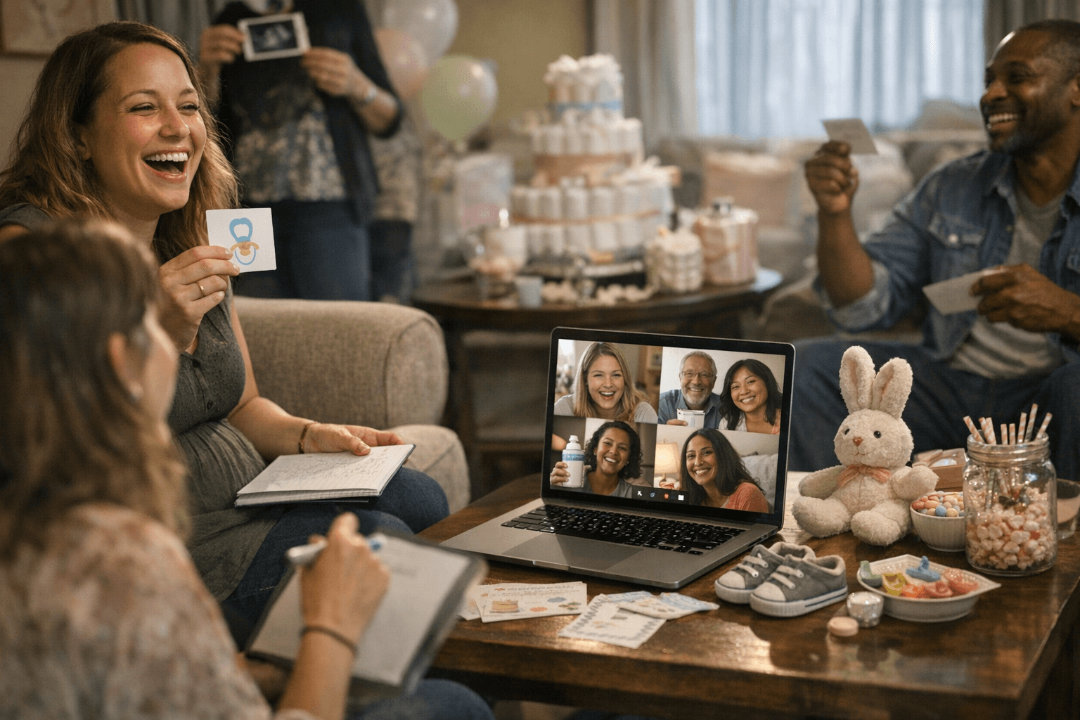 Hybrid Baby Shower Games That Keep In-Person and Virtual Guests Engaged