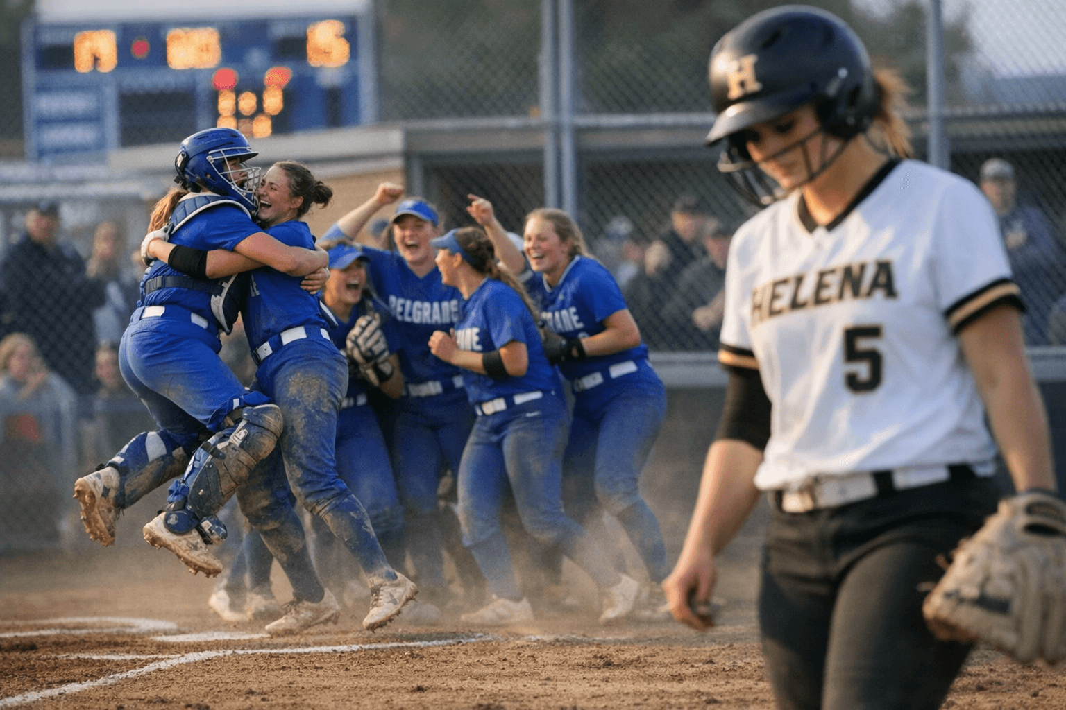 Belgrade Sweeps Helena's Class AA Softball Home Openers With Dominant Wins