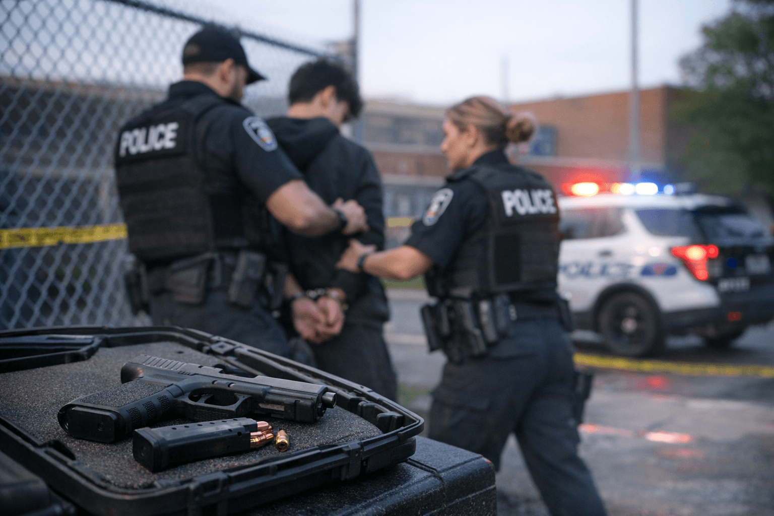 Peel Police Arrest Two Teens After Handgun Pointed at Mississauga Student