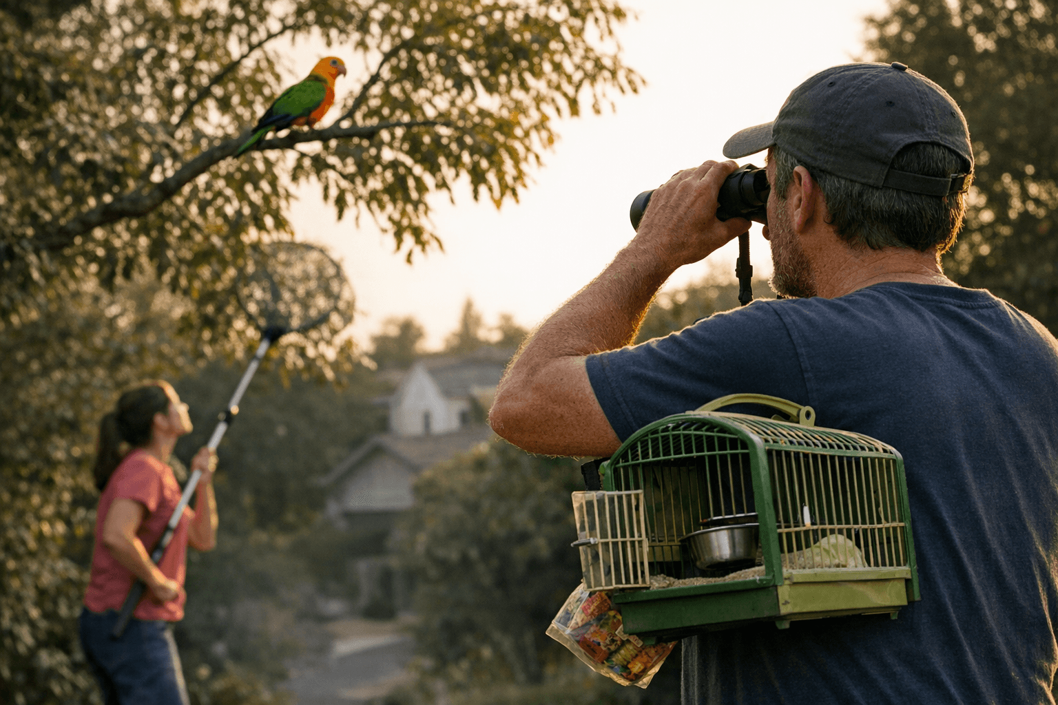 How to Find and Recover Your Escaped Parrot, Step by Step