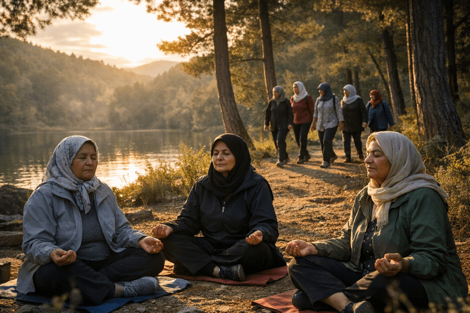 Outdoor Nature‑Based Activities Trial Protocol Tests Group Meditation and Walking for Mental Vitality in Older Women