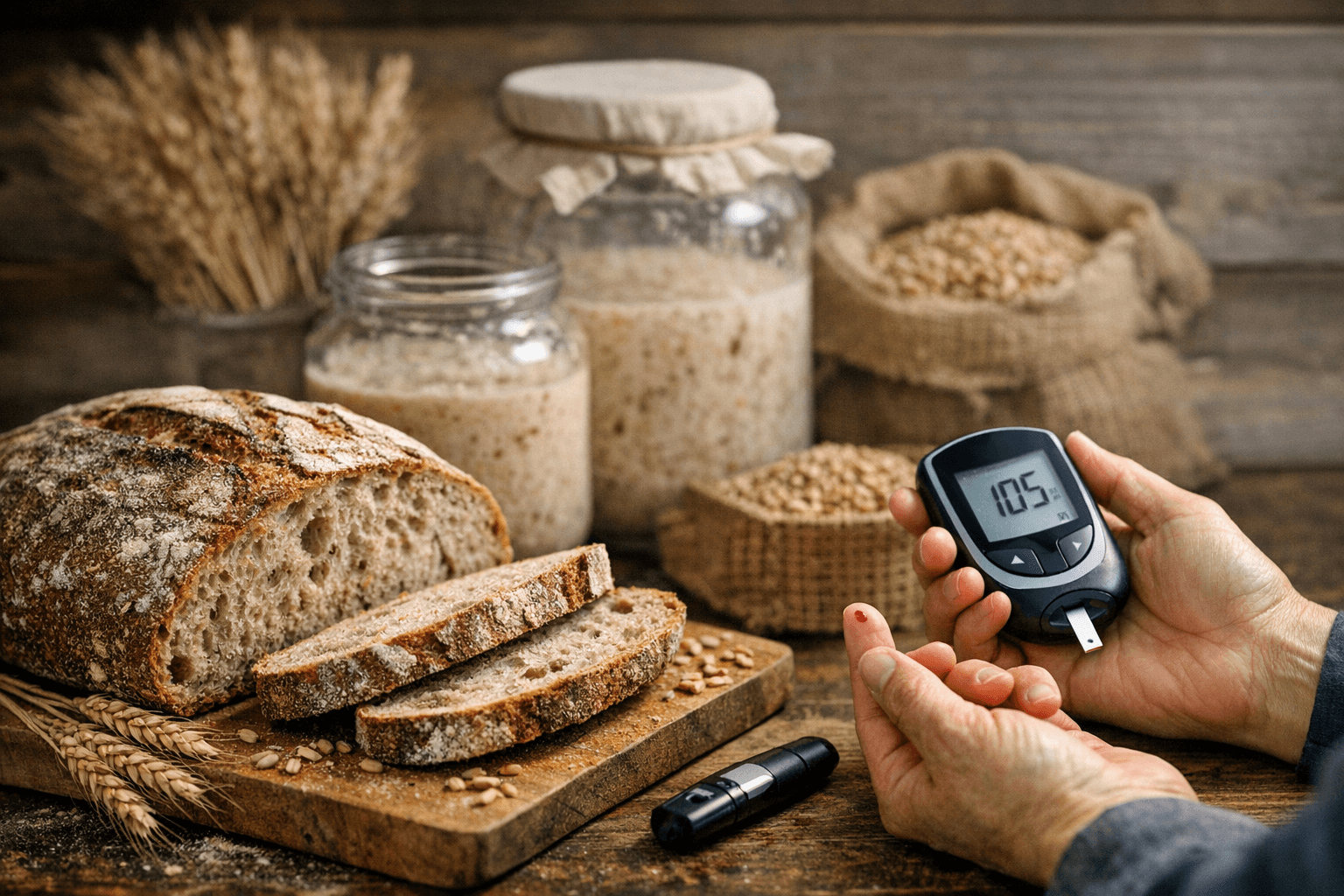Spelt Sourdough Fermentation Yields Peptides That May Help Control Blood Sugar