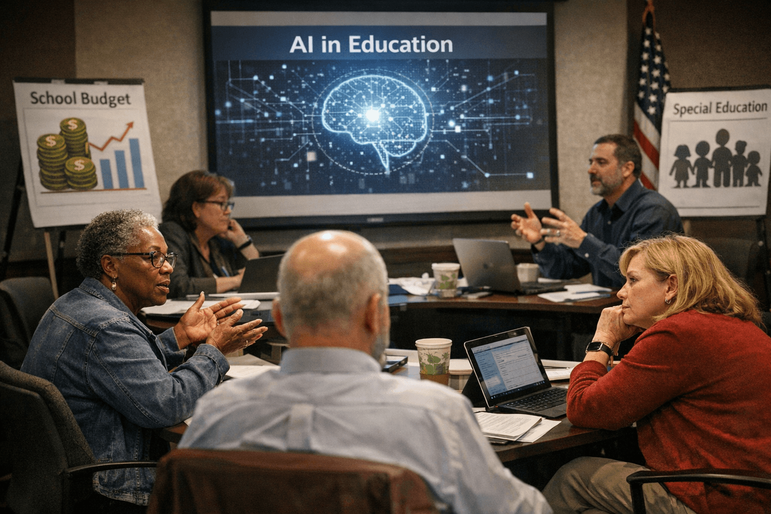 Asheville City Schools Board Tackles AI, Funding, Community Engagement at Retreat