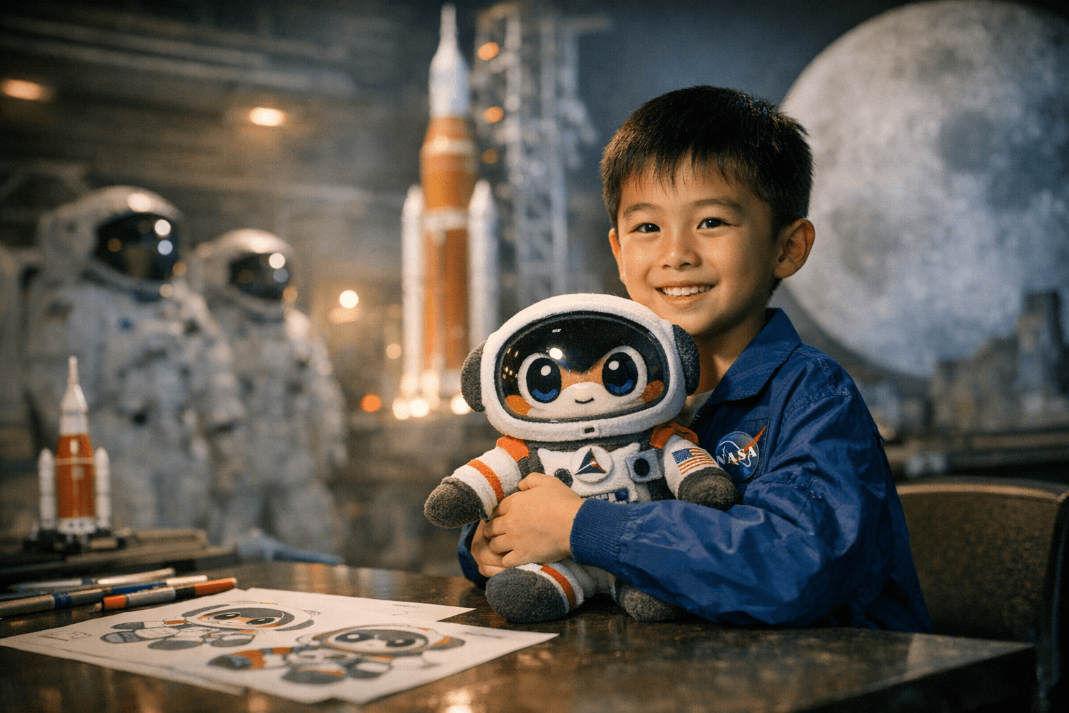 8-Year-Old California Boy Wins NASA Contest to Design Artemis II Mascot