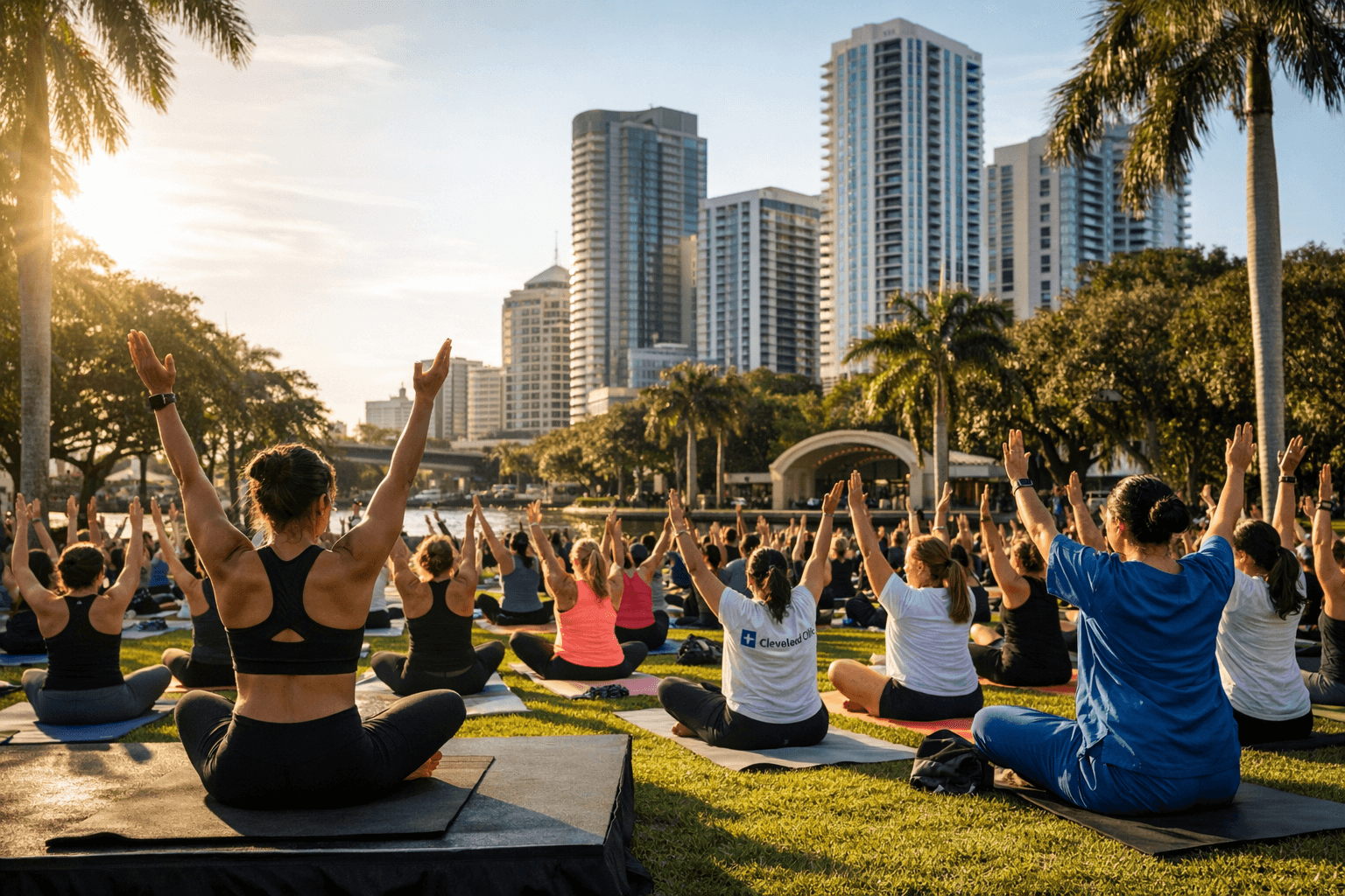 lululemon and Cleveland Clinic Bring Outdoor Wellness Day to Fort Lauderdale Park