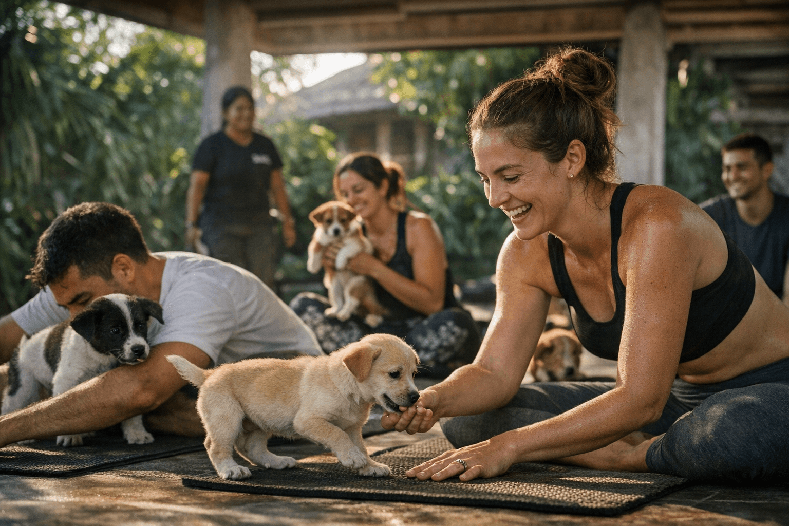 Hotel Indigo Bali Brings Back Puppy Yoga Sessions to Support Local Animal Welfare