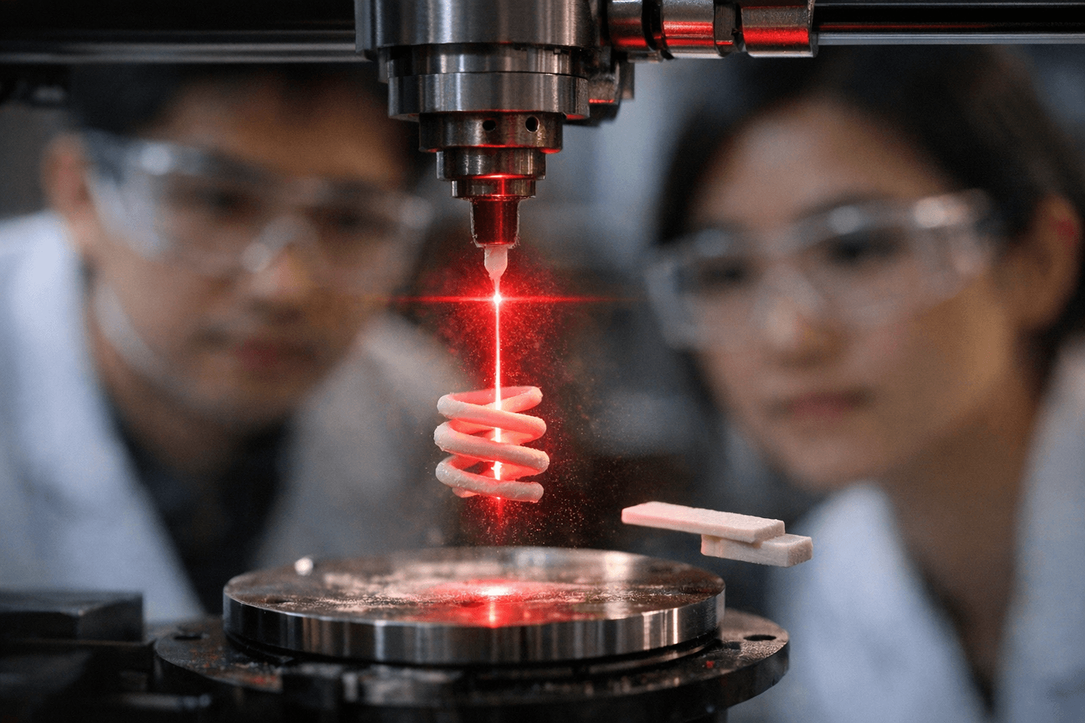 New Ceramic 3D Printing Technique Eliminates Support Structures Using Near-Infrared Light