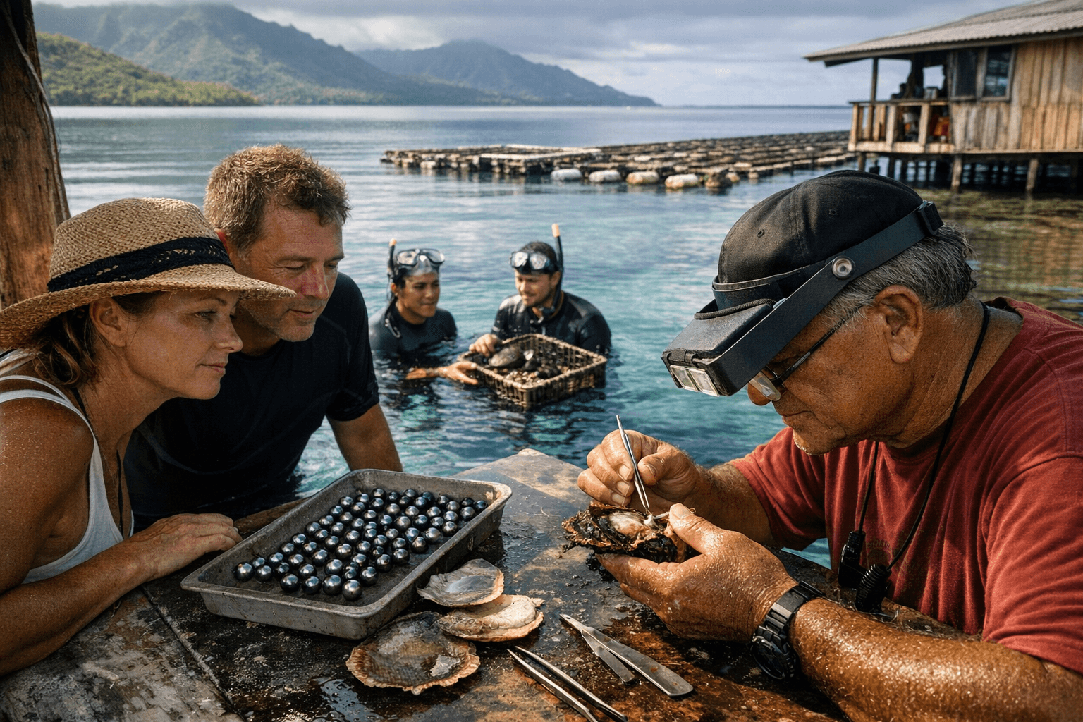 Anapa Pearl Farm on Raiatea Offers Visitors Hands-On Tahitian Pearl Education