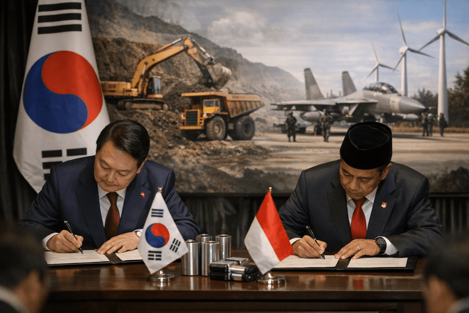 South Korea and Indonesia Sign Deals on Minerals, Defense, and Clean Energy