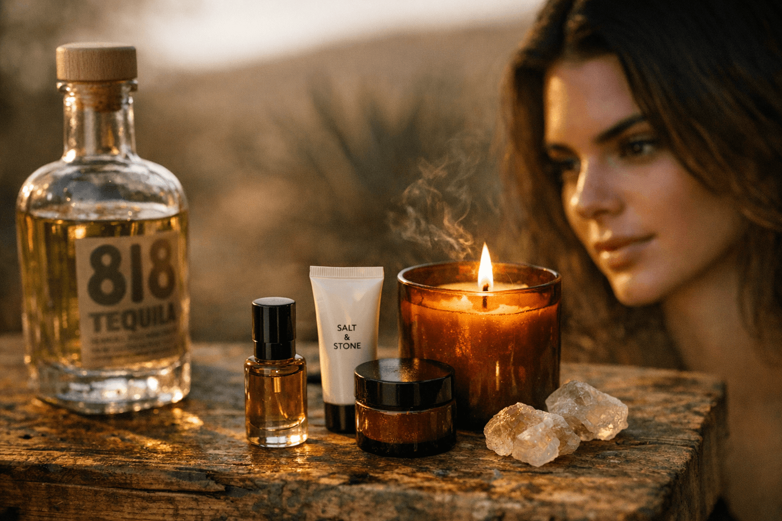 Kendall Jenner’s 818 Tequila Steps Into Beauty With Salt & Stone (Amber & Agave)