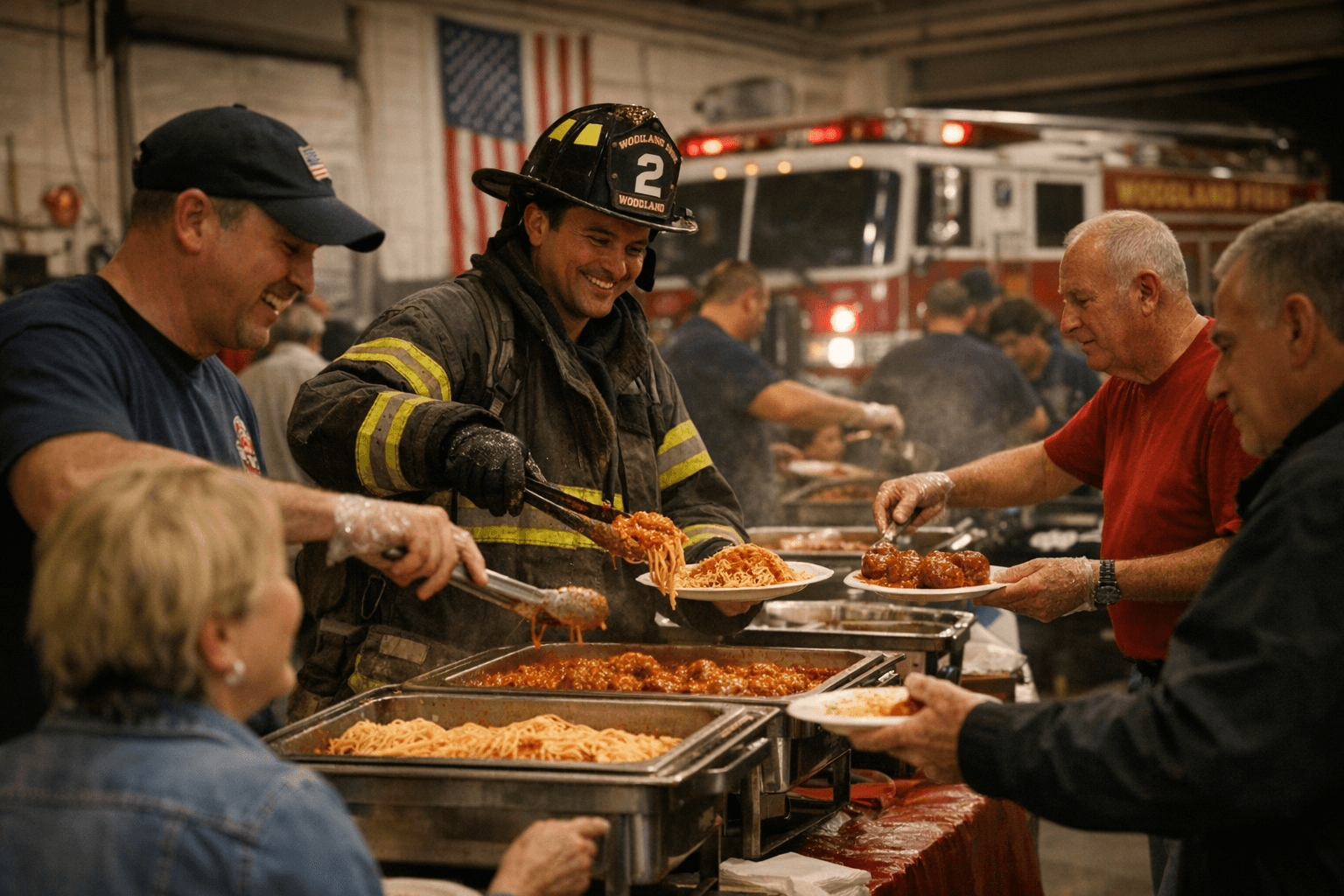 Woodland Park's 3rd Annual Pasta Night Raises Funds for Local Fire Company