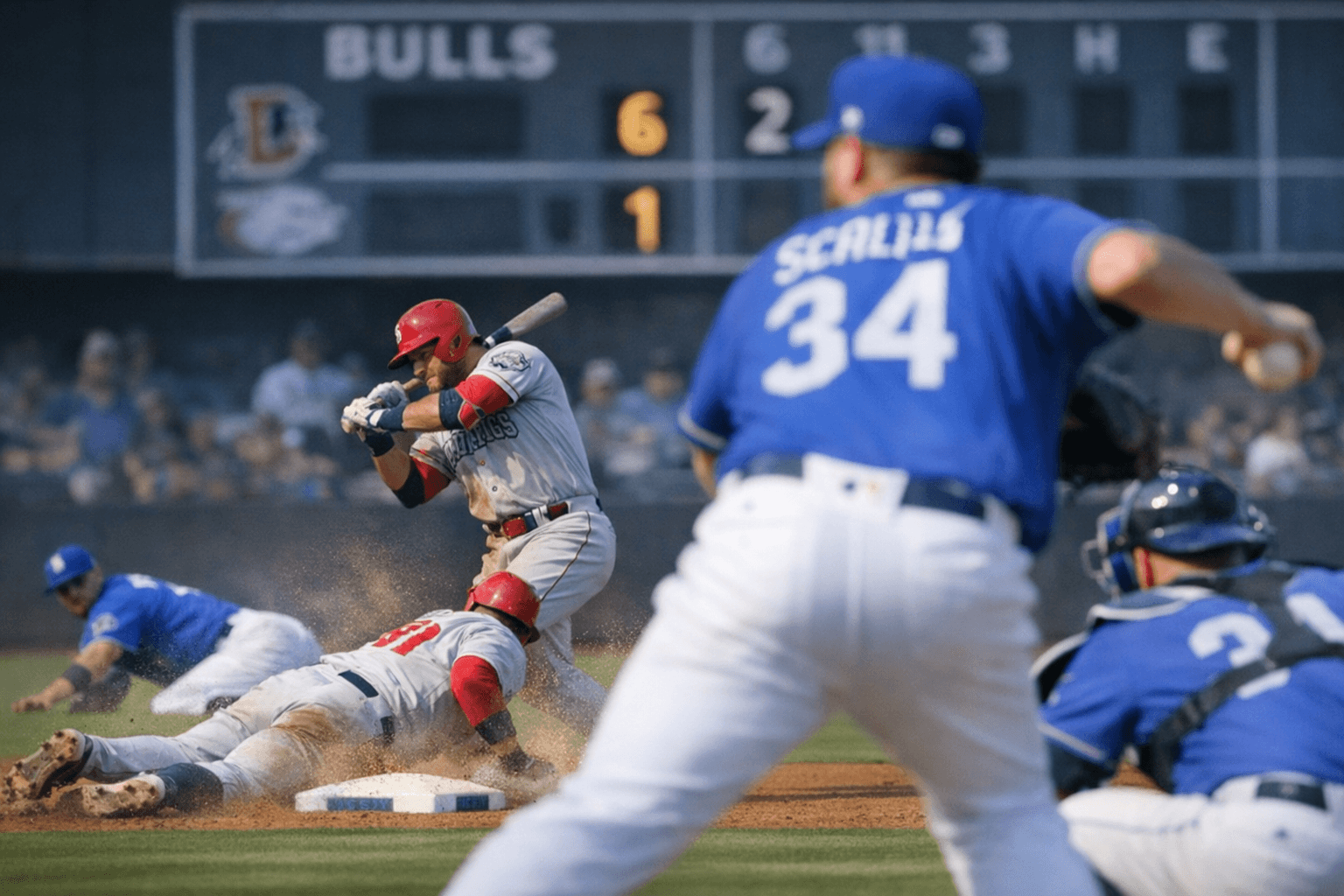 Durham Bulls Hand IronPigs First Loss, 6-1, Behind Scholtens